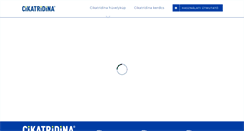 Desktop Screenshot of cikatridina.hu