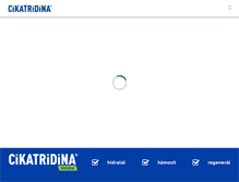 Tablet Screenshot of cikatridina.hu